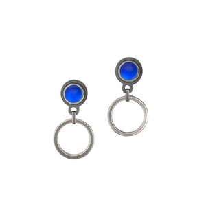 Pebble and Ring Earrings