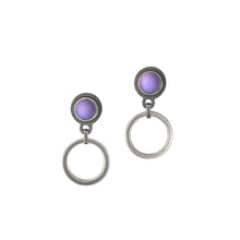 Load image into Gallery viewer, Pebble and Ring Earrings
